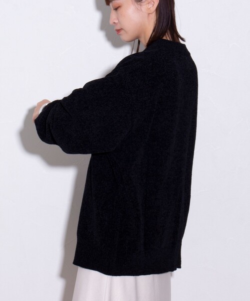 「GLOSTER」 ニットカーディガン X-LARGE グリーン メンズ_画像6