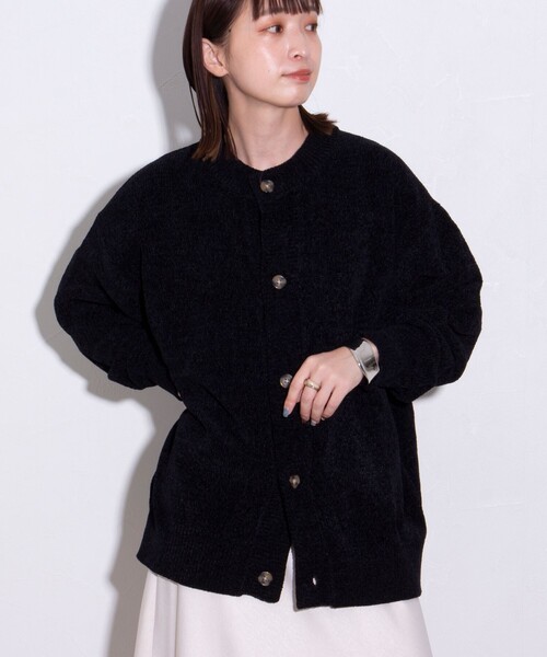 「GLOSTER」 ニットカーディガン X-LARGE グリーン メンズ_画像8