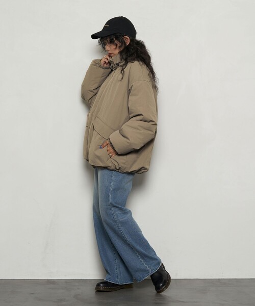 「PUBLUX」 ブルゾン MEDIUM オリーブ メンズ_画像4