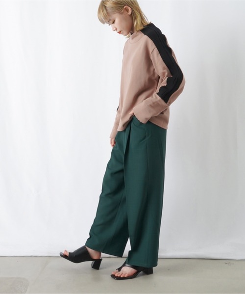 「LUCA/LADY LUCK LUCA」 スウェットカットソー FREE グレー レディース_画像3