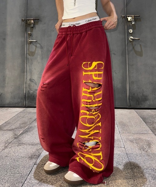 Ressaca（レサーカ） スウェットパンツ ジャージ ワイドシルエット