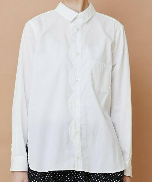 FRAPBOIS（フラボア） ブラウス シャツ ニュースカラシャツ レディース