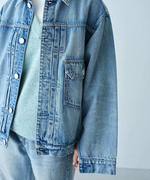 【別注】＜NEEDBY heritage＞デニム シャツジャケット NEEDBY heritage（ニードバイヘリテージ） デニムジャケット gジャン