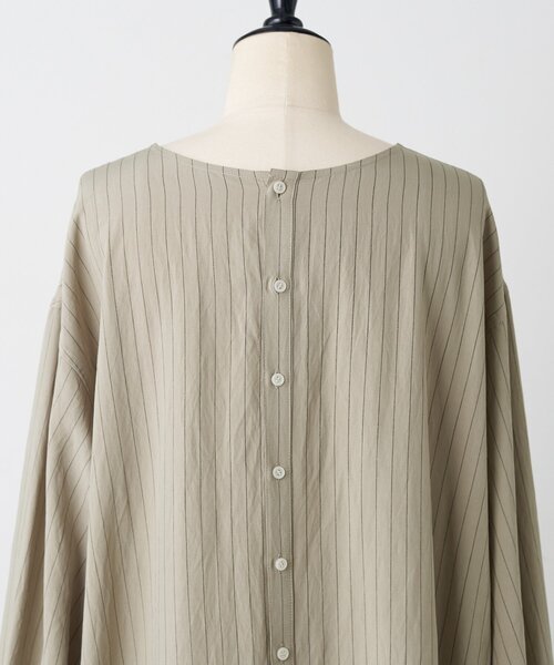 BEARDSLEY（ビアズリー） ワンピース 袖口ニットシャツワンピース