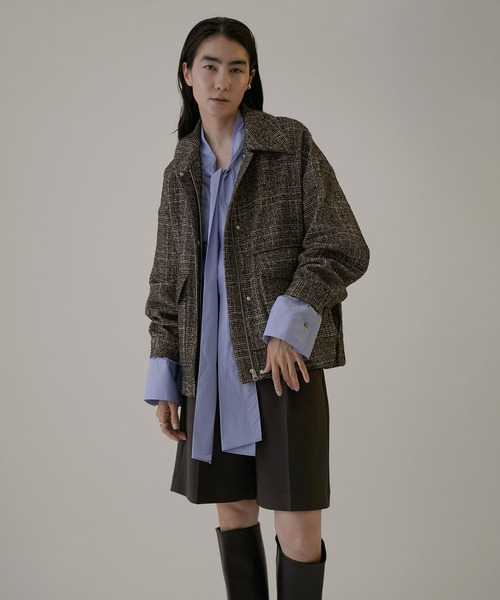 「SALON adam et rope'」 ブルゾン S ホワイト系その他 レディース_画像2