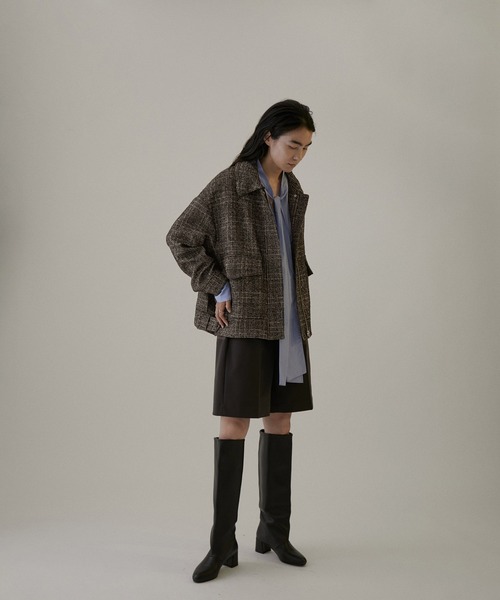 「SALON adam et rope'」 ブルゾン S ホワイト系その他 レディース_画像3