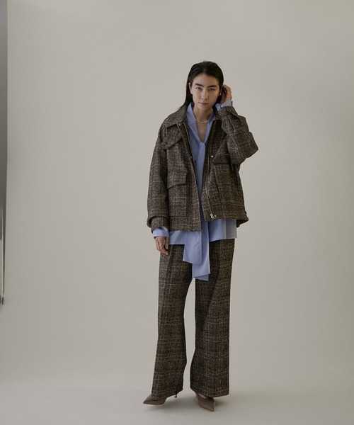 「SALON adam et rope'」 ブルゾン S ホワイト系その他 レディース_画像4