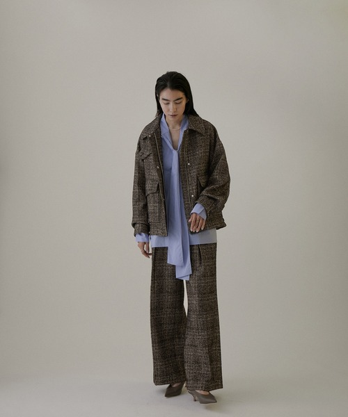 「SALON adam et rope'」 ブルゾン S ホワイト系その他 レディース_画像7