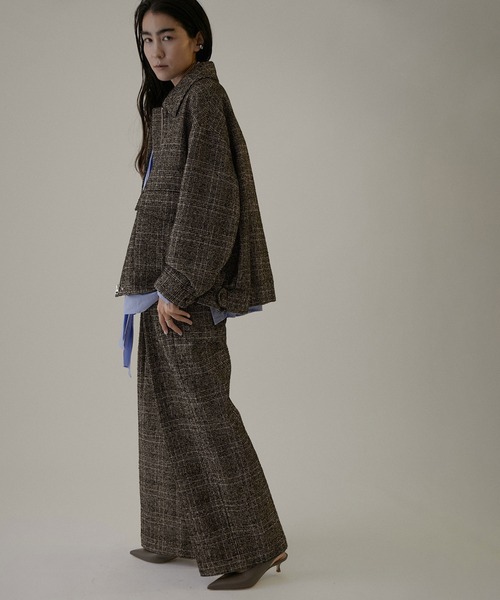 「SALON adam et rope'」 ブルゾン S ホワイト系その他 レディース_画像9