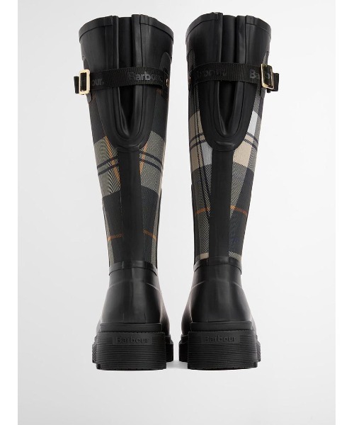Barbour（バブアー） 長靴 レインブーツ Dena タータンレインブーツ