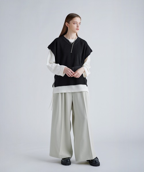 「SOCCE」 スラックス M ブラック メンズ_画像9