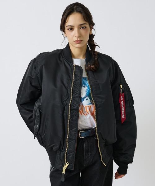 ALPHA INDUSTRIES MA-1 フライトジャケット 3L ブラック Alpha Industries（アルファ・インダストリーズ） 送料無料 アルファ