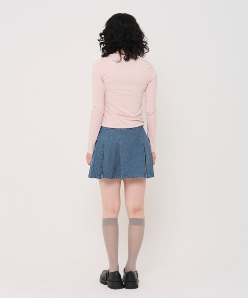 「TINA：JOJUN」 デニムスカート S インディゴブルー レディース_画像4