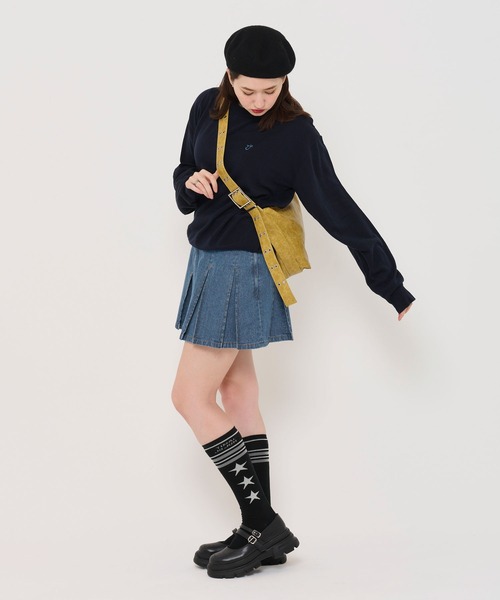 「TINA：JOJUN」 デニムスカート S インディゴブルー レディース_画像6