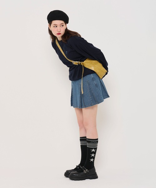 「TINA：JOJUN」 デニムスカート S インディゴブルー レディース_画像7