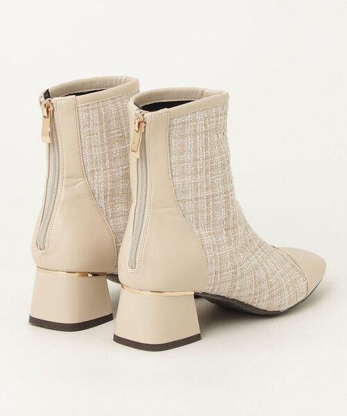 「ORiental TRaffic」 ショートブーツ M ベージュ レディース_画像2