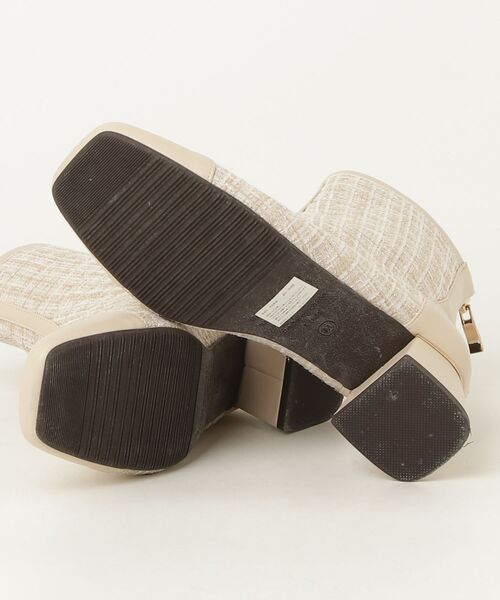 「ORiental TRaffic」 ショートブーツ M ベージュ レディース_画像3