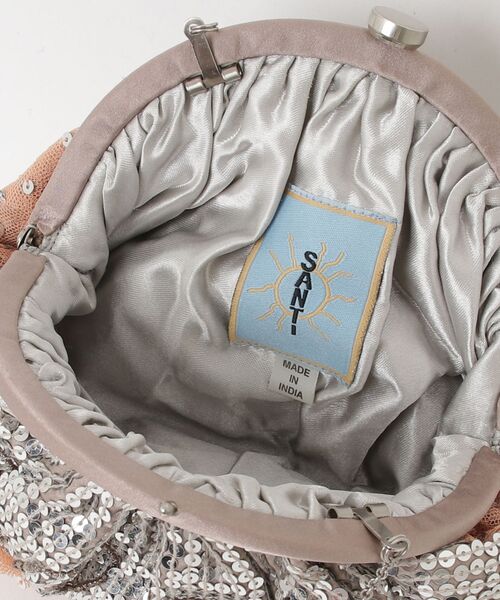 「SANTI」 刺繍2WAYバッグ - オレンジ レディース_画像4