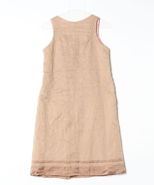 「blanc basque」 レースノースリーブワンピース - ベージュ レディース_画像2