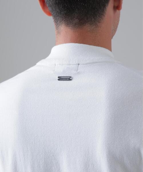 St ANDREWS tシャツ カシミヤタッチ天竺モックネックニットプル