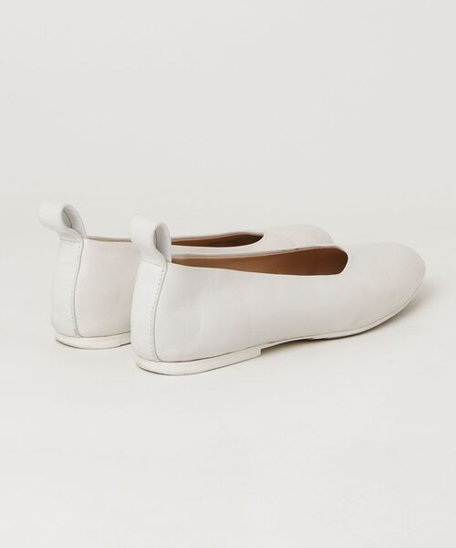 「JIL SANDER NAVY」 フラットパンプス 36 ホワイト レディース_画像2