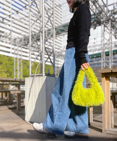 「Scrap Book」 ハンドバッグ FREE グリーン レディース_画像3