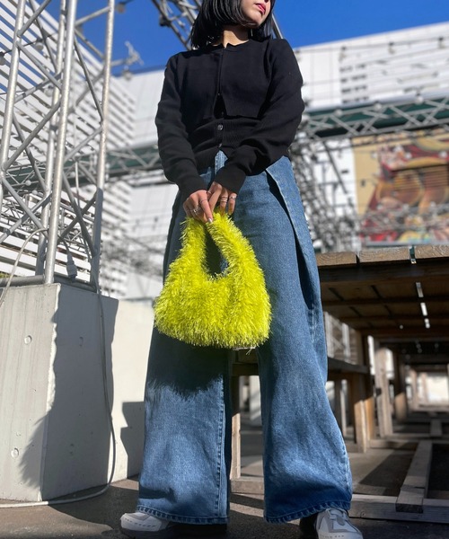 「Scrap Book」 ハンドバッグ FREE グリーン レディース_画像4