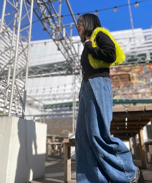 「Scrap Book」 ハンドバッグ FREE グリーン レディース_画像8