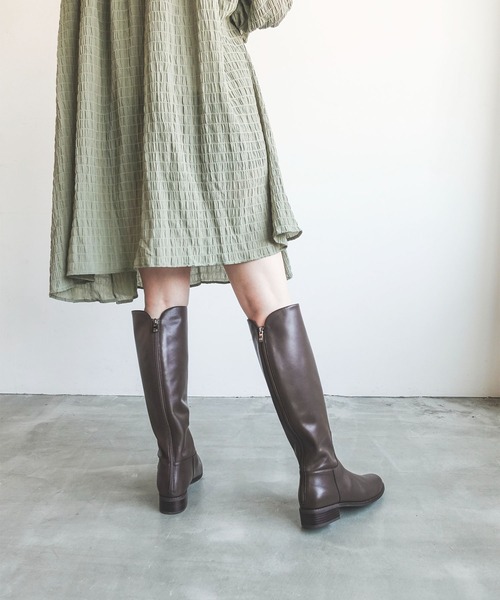 「neue diffusion」 ロングブーツ S ダークブラウン レディース_画像6