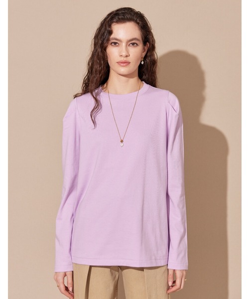 「ALEXIA STAM」 長袖カットソー FREE パープル レディース_画像8