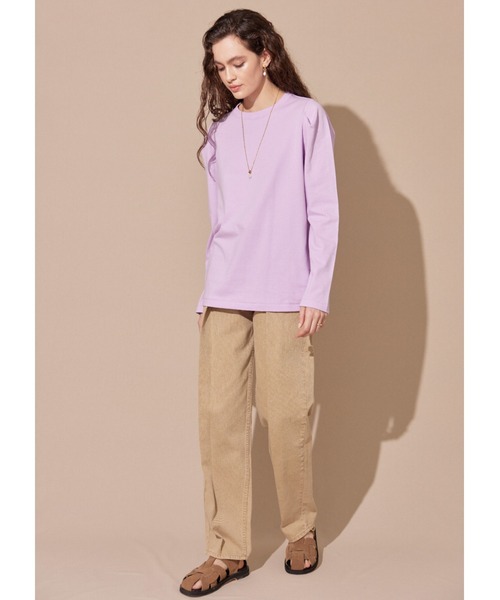 「ALEXIA STAM」 長袖カットソー FREE パープル レディース_画像9