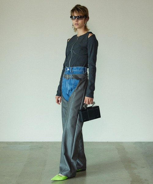 「PRANK PROJECT」 長袖カットソー FREE ブルー レディース_画像2