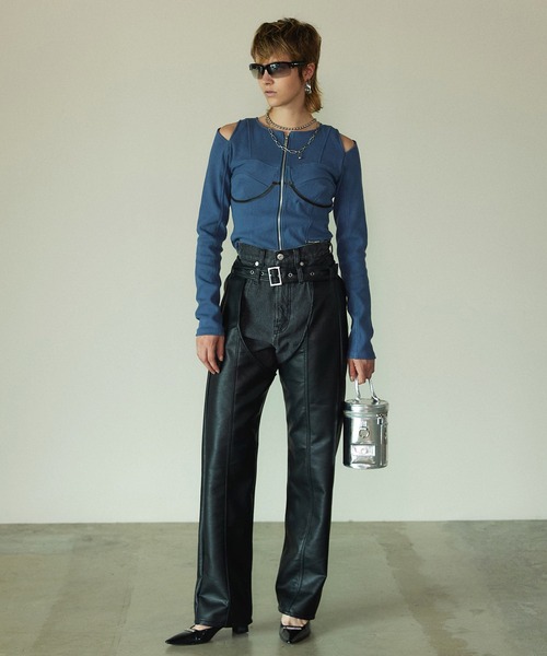 「PRANK PROJECT」 長袖カットソー FREE ブルー レディース_画像4