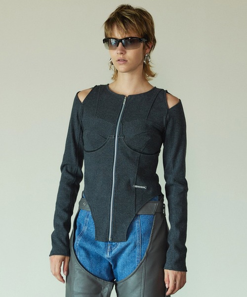 「PRANK PROJECT」 長袖カットソー FREE ブルー レディース_画像5