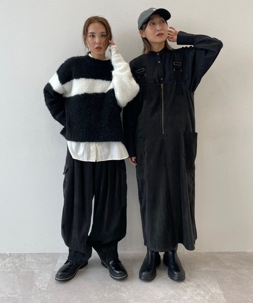 「niko and...」 カーゴパンツ LARGE カーキ レディース_画像6