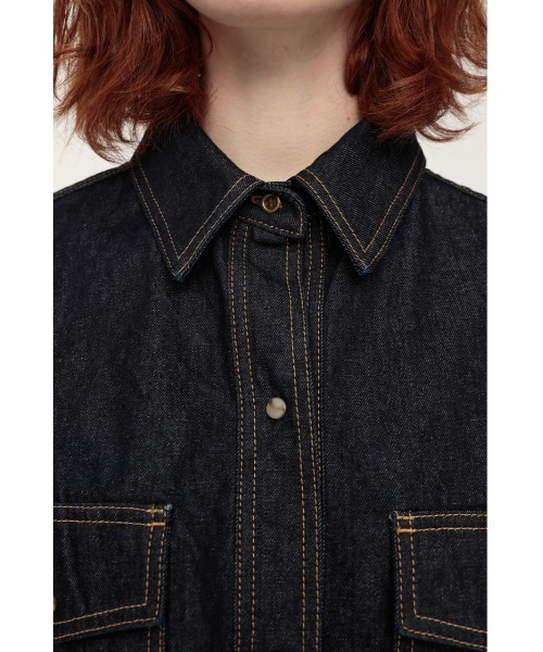 「SLY」 デニムジャケット FREE ブルー レディース_画像7