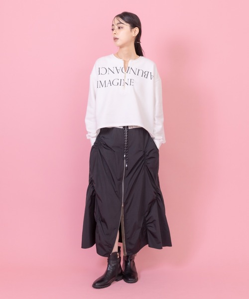 「Eimee Law」 長袖カットソー FREE ネイビー レディース_画像2