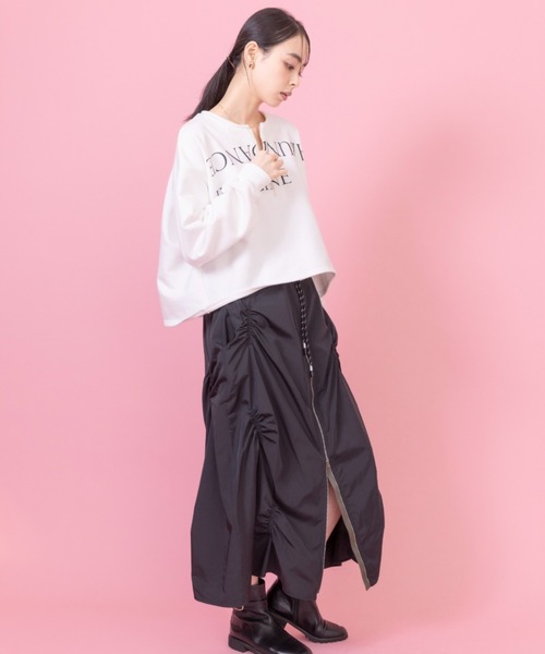 「Eimee Law」 長袖カットソー FREE ネイビー レディース_画像4