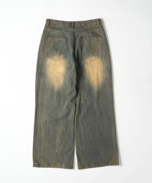 「kutir」 デニムパンツ MEDIUM インディゴブルー メンズ_画像4