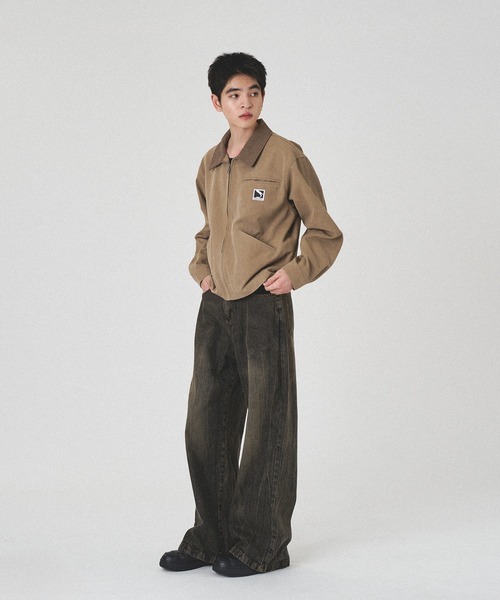 「kutir」 デニムパンツ MEDIUM インディゴブルー メンズ_画像7