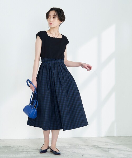 「NOLLEY'S」 ドッキングワンピース 1 ブルー系その他7 レディース_画像5