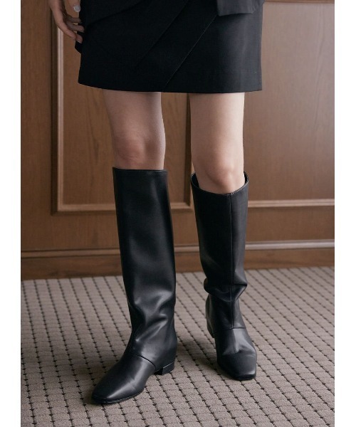 「COEL」 ロングブーツ 39 シルバー レディース_画像8