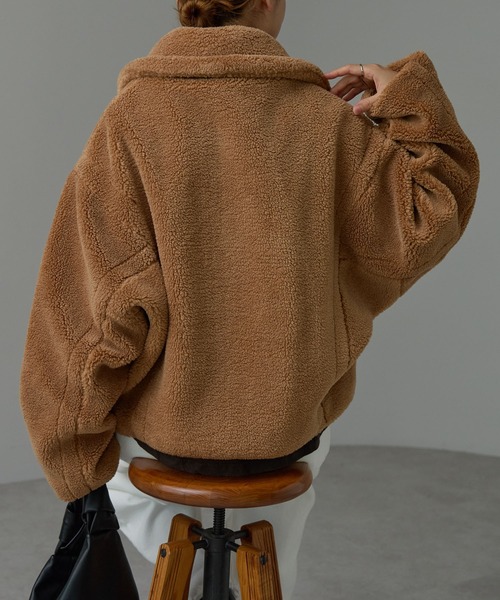 「r.」 ジャケット FREE チャコールグレー レディース_画像6