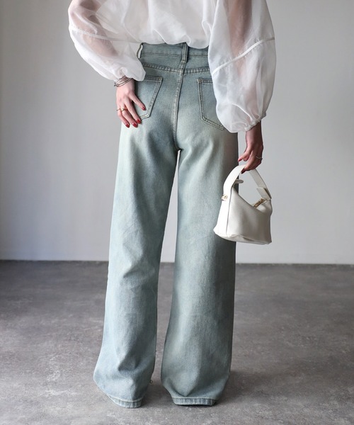 「Riberry」 デニムパンツ LARGE ブルー レディース_画像6