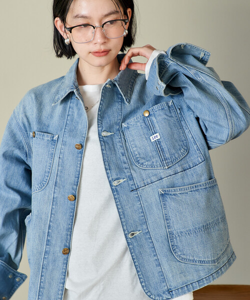 た*け様 Lee × FREAK'S 別注 カバーオール デニムジャケット リー Lee（リー） デニムジャケット gジャン × FREAK'S STORE/リー 別注