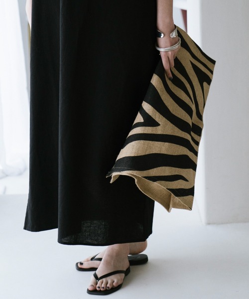 「DOUX ARCHIVES」 長袖ワンピース FREE ブラック レディース_画像7