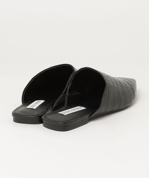 「STEVE MADDEN」 フラットサンダル 24cm ブラック レディース_画像2