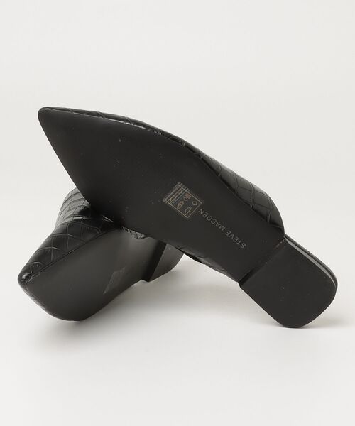 「STEVE MADDEN」 フラットサンダル 24cm ブラック レディース_画像3