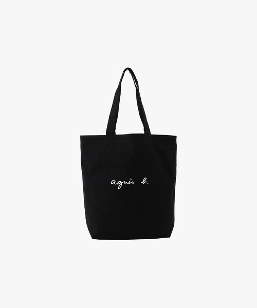 agnes b.（アニエスベー） トートバッグ ロゴ コットン リバーシブル