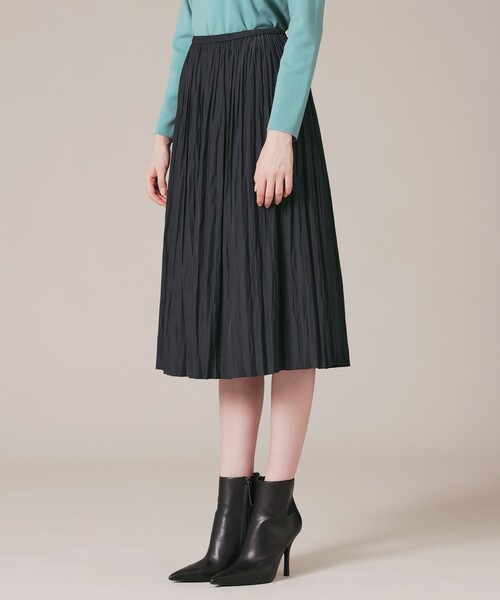 「MACKINTOSH LONDON」 フレアスカート 36 ネイビー レディース_画像7